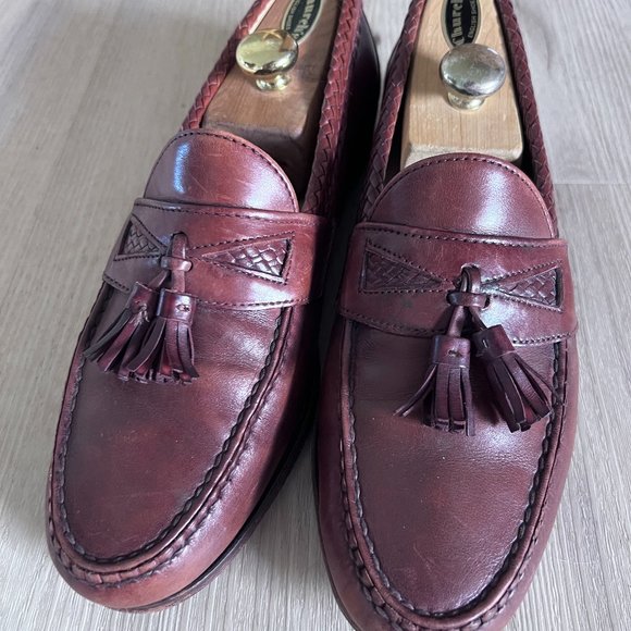 Mens Leather shoes 11.5 Tassels - Picture 1 of 6